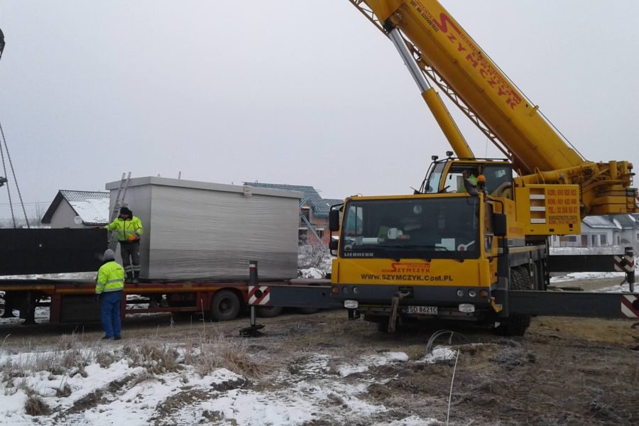 Malinowice budowa stacji trafo